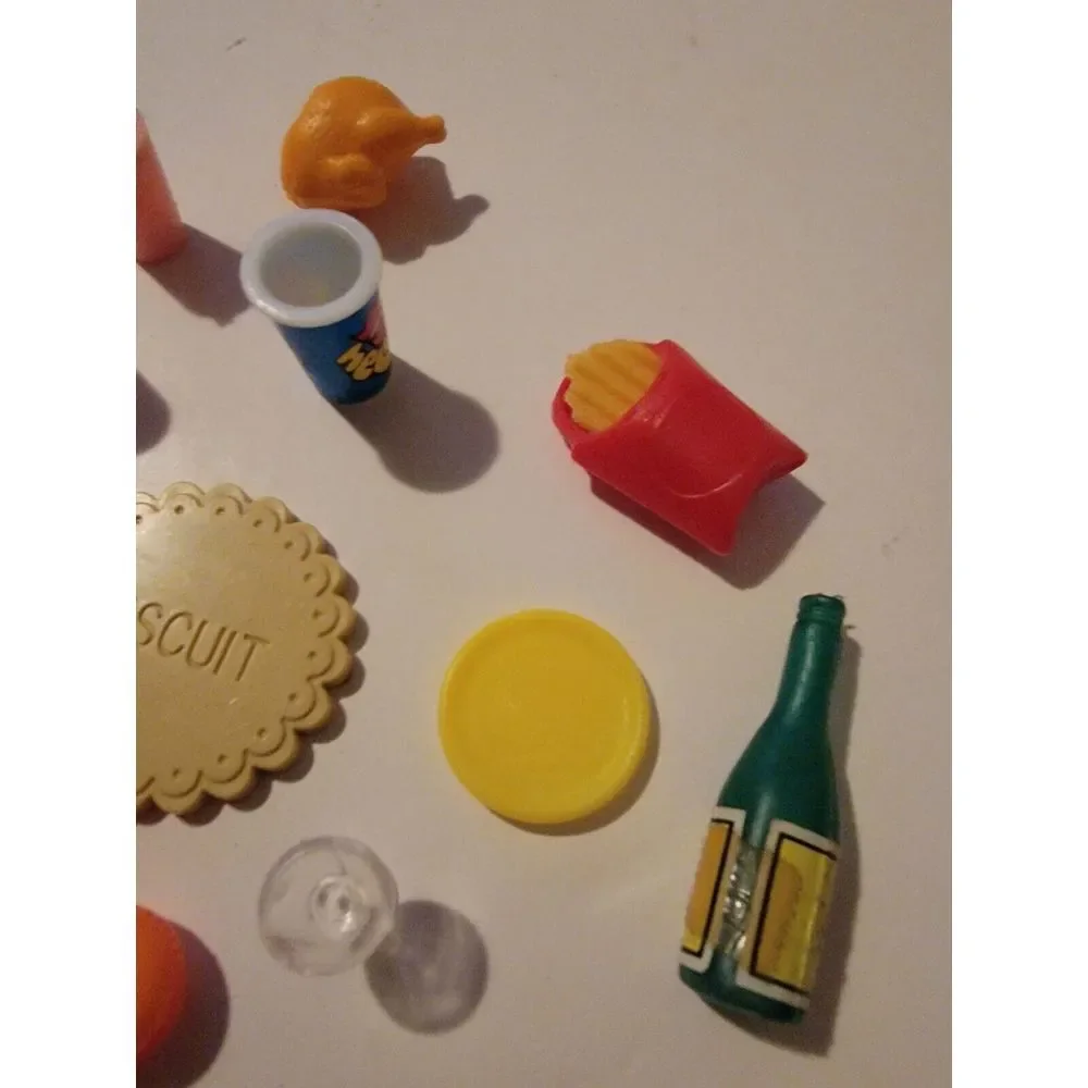 Vintage Lot Of 15+ Barbie Doll‎ Miscellaneous Accessories Kitchen Food Beverage